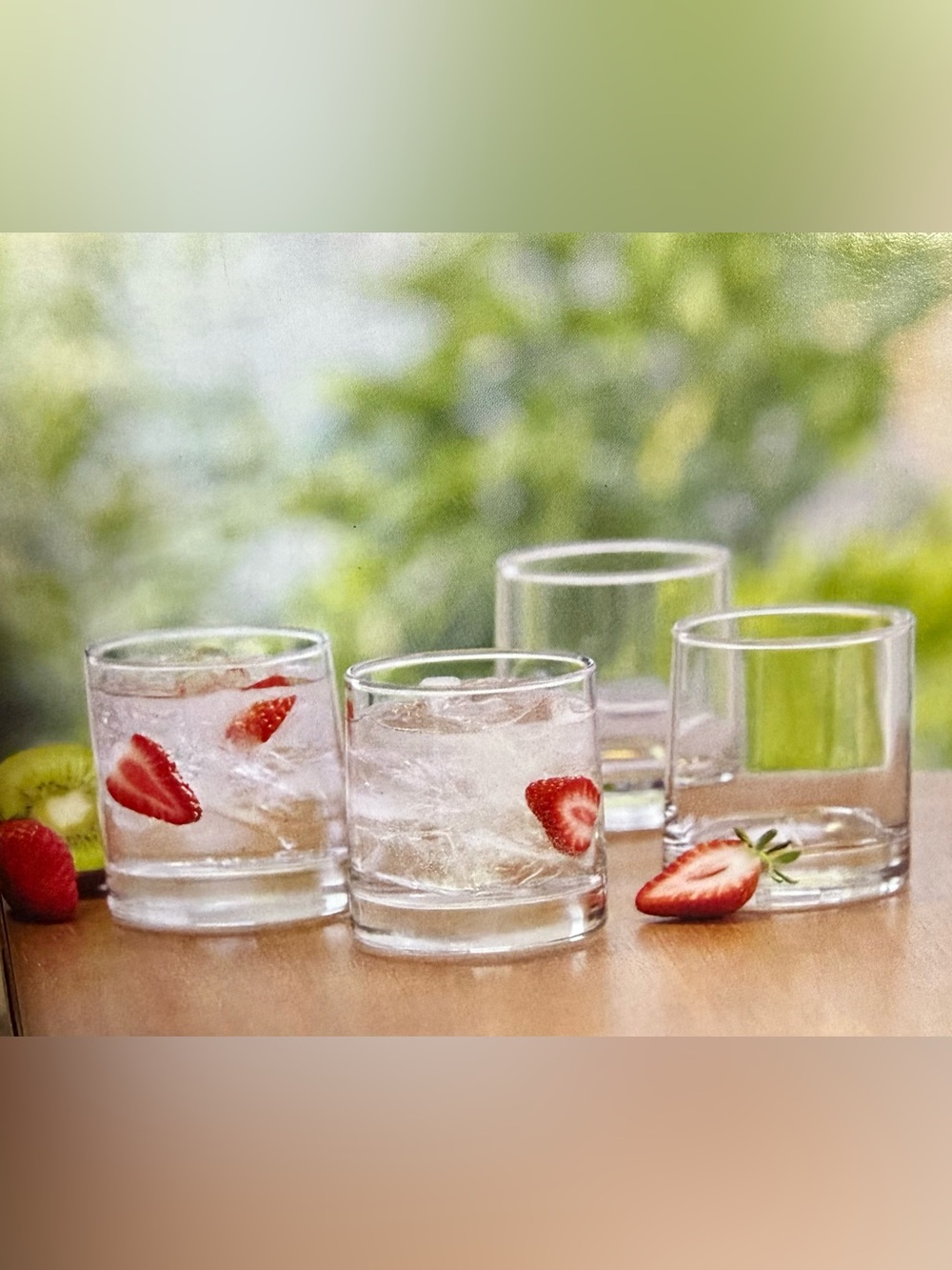 Nautica Home Clear Glass Tumbler Set of 4